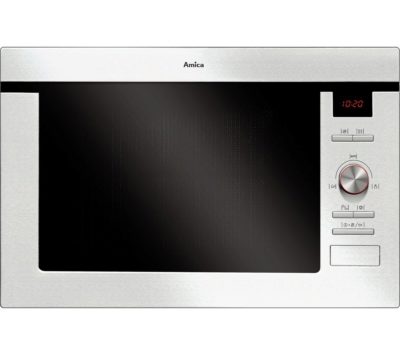 AMICA  AMM25BI Built-in Microwave with Grill - Stainless Steel